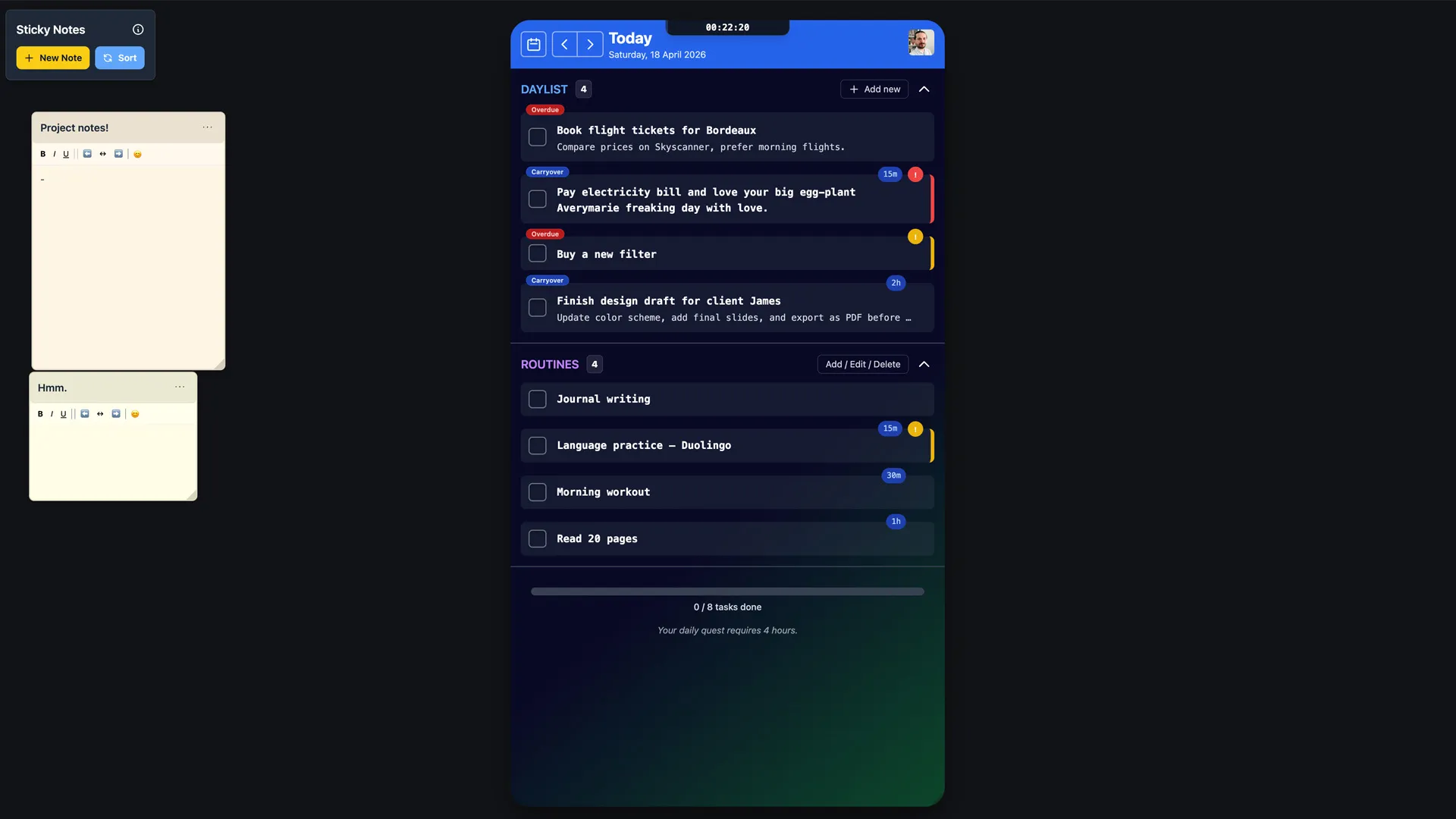 Monoday detail hero showing the task management proof-of-concept interface and product direction.